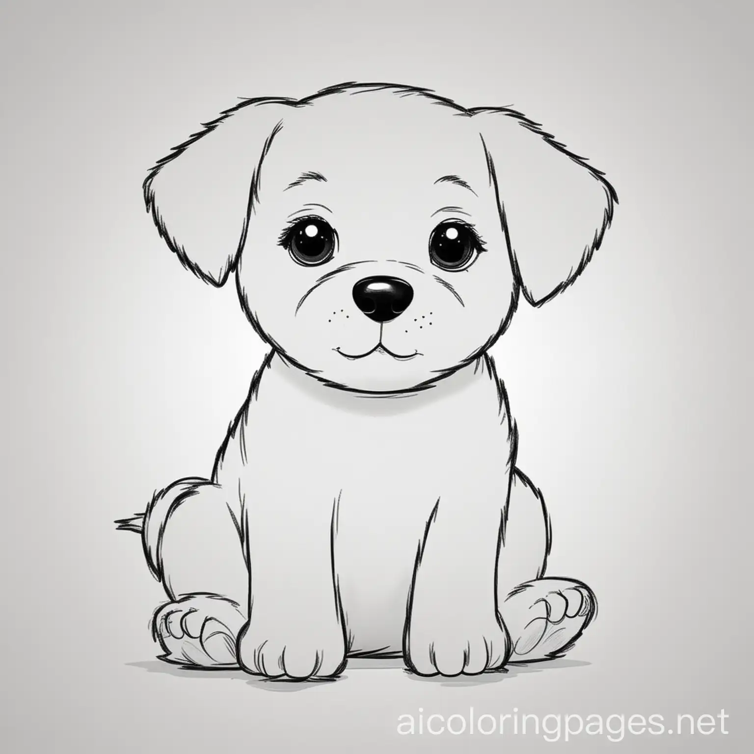 Simple-Black-and-White-Puppy-Coloring-Page-for-Kids