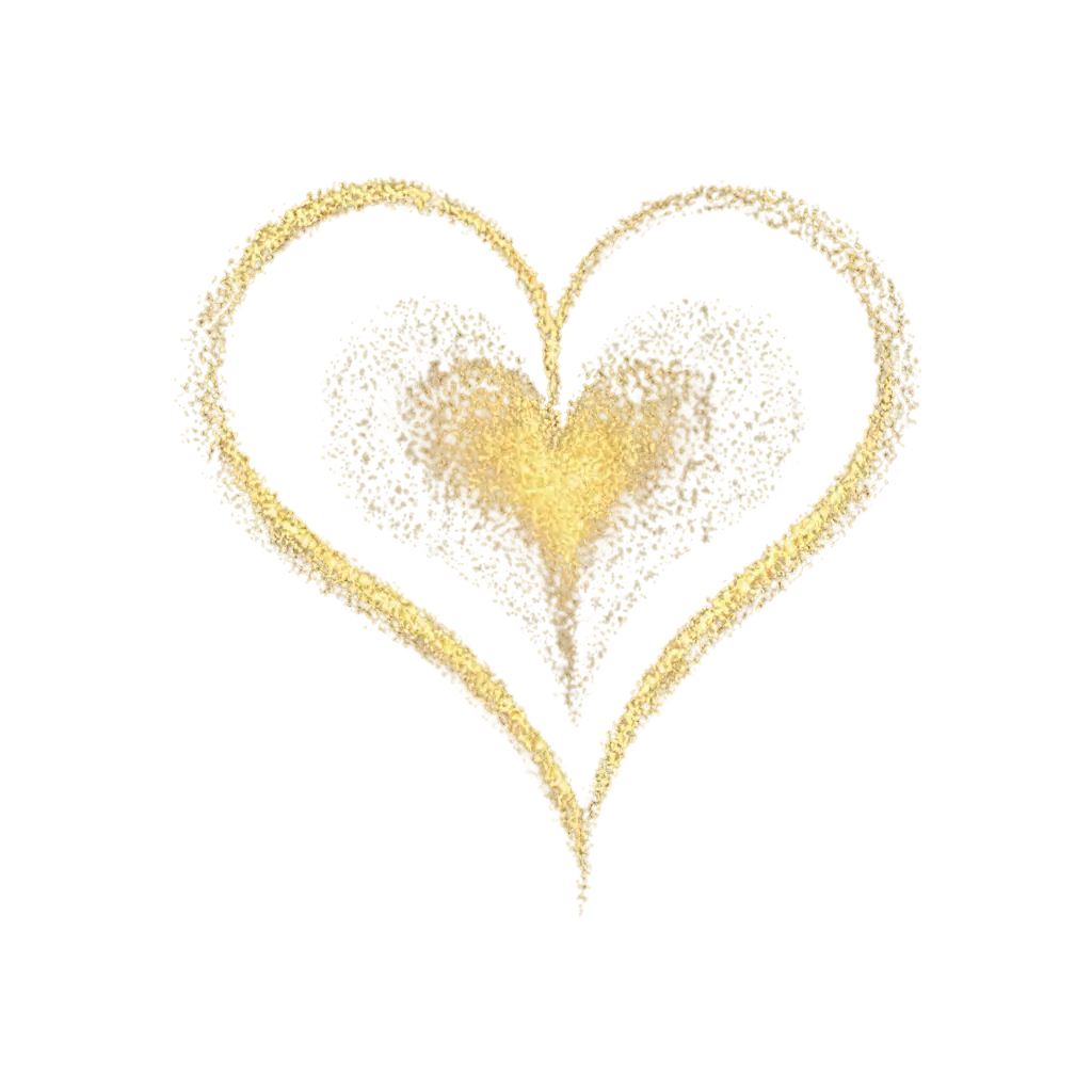 Gold-Glitter-Dust-Swirl-Heart-Shape-PNG-Sparkling-and-Elegant-Visual-for-Creative-Projects