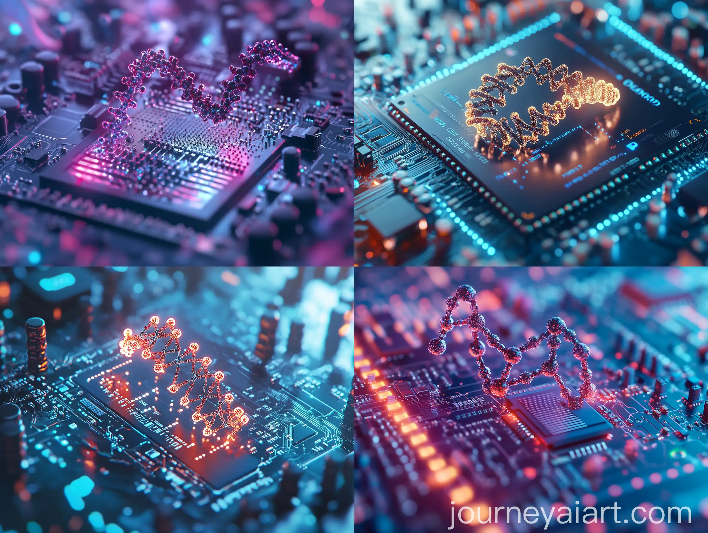 DNA-Molecule-Integrated-with-Computer-CPU-for-Bioinformatics-and-AI-Data-Analysis