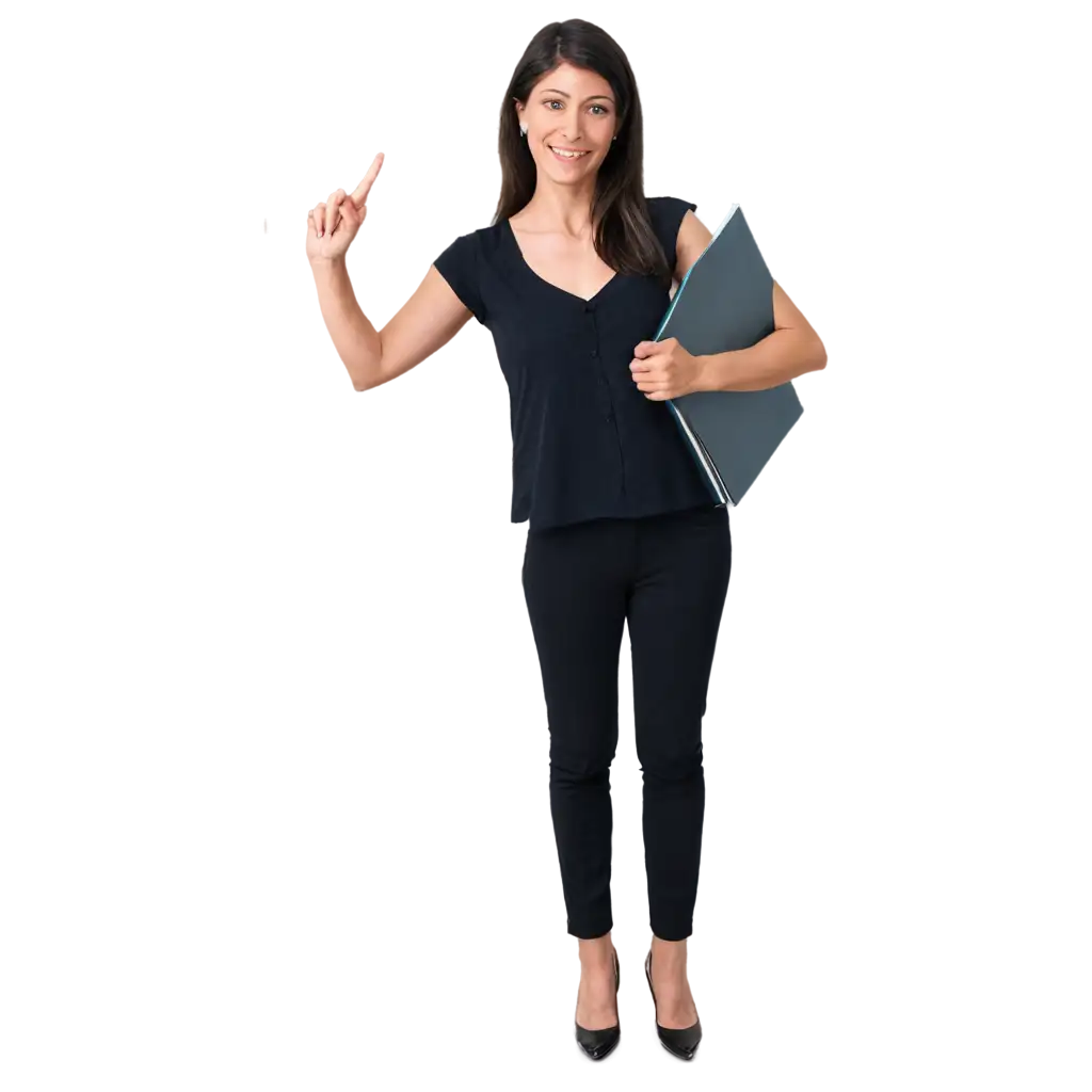 Teacher-Pointing-at-the-Chalkboard-PNG-Image-for-Educational-and-Classroom-Use