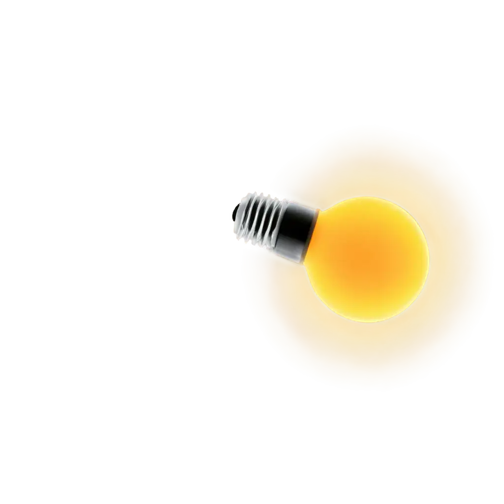 HighQuality-Yellow-Bulb-PNG-Image-for-Creative-and-Practical-Uses