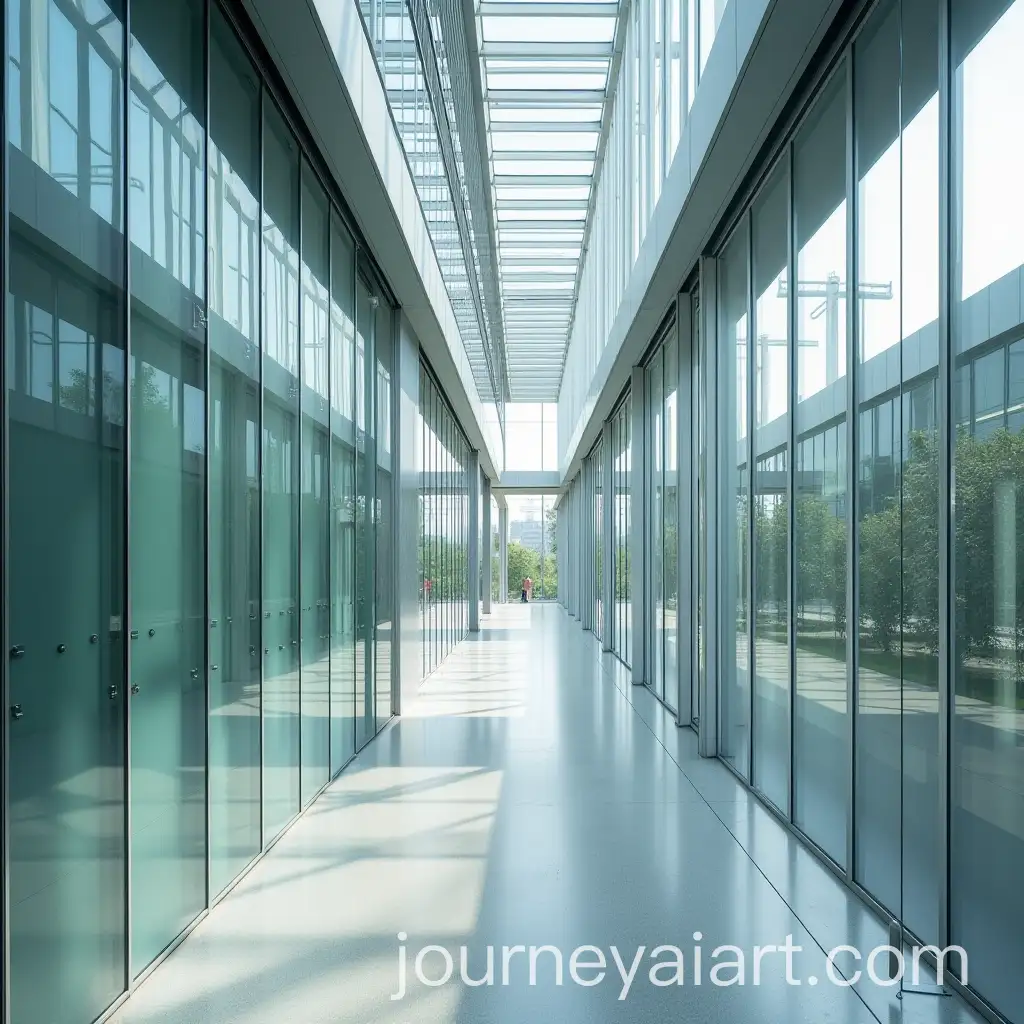 Modern-Glass-Corridor-of-the-Metropolitan-City-of-Turin-Offices