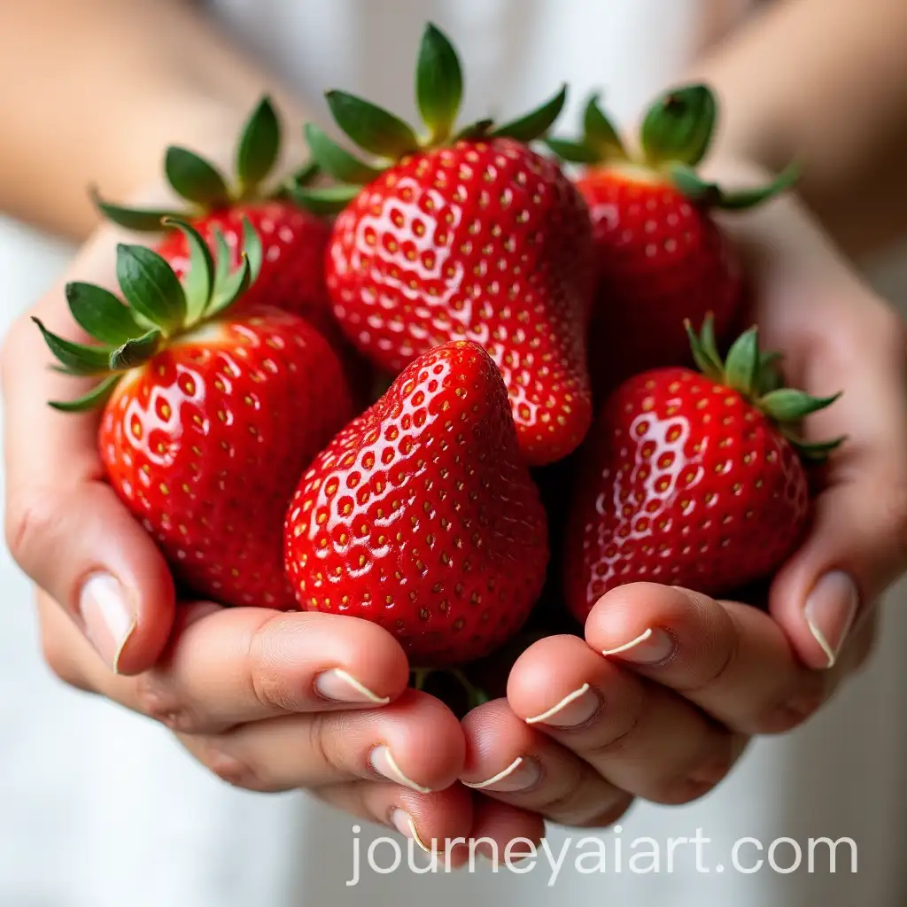 Freshly-Washed-Strawberries-on-a-Clean-Surface