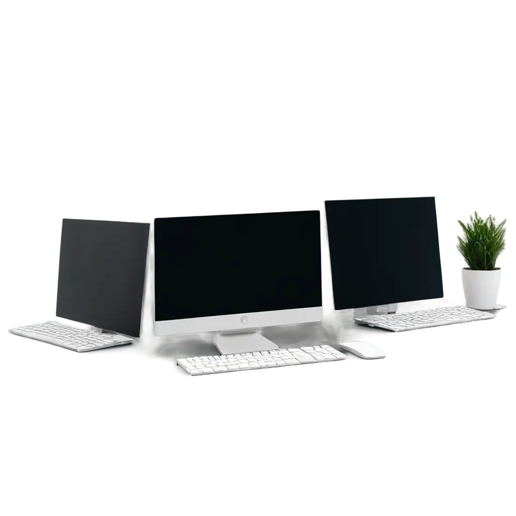 PNG-Mockup-of-Computers-with-Blank-Screen-for-Versatile-Design-Applications