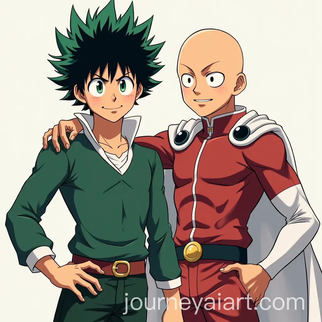 AI-Image-Prompt-ExpansionHybrid-Hero-Character-Inspired-by-Isuku-Midoriya-and-Saitama-in-My-Hero-Academia-Art-Style