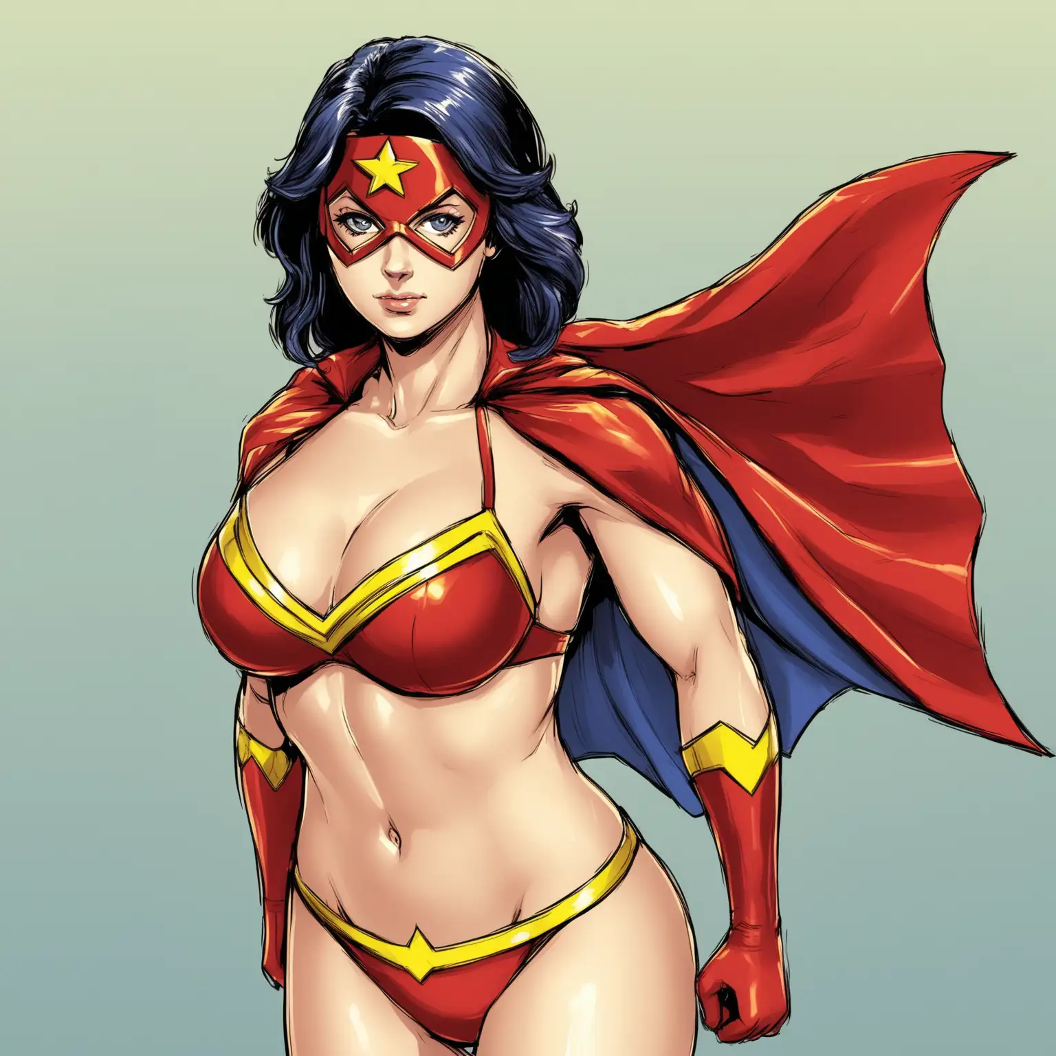 Female-Superhero-in-Bikini-Outfit-with-Dynamic-Action-Pose