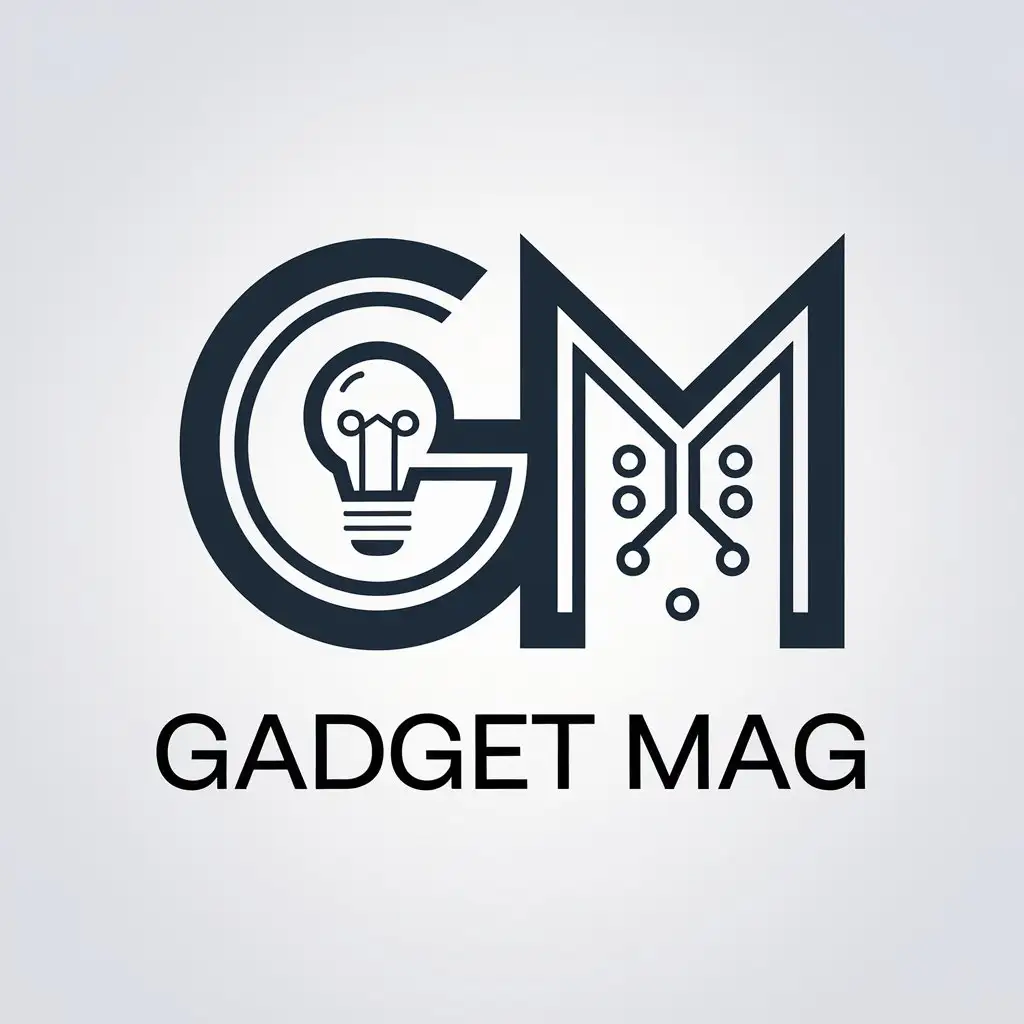 LOGO-Design-for-Gadget-Mag-Modern-Vector-Style-with-TechInspired-Gadgets-on-Clear-Background