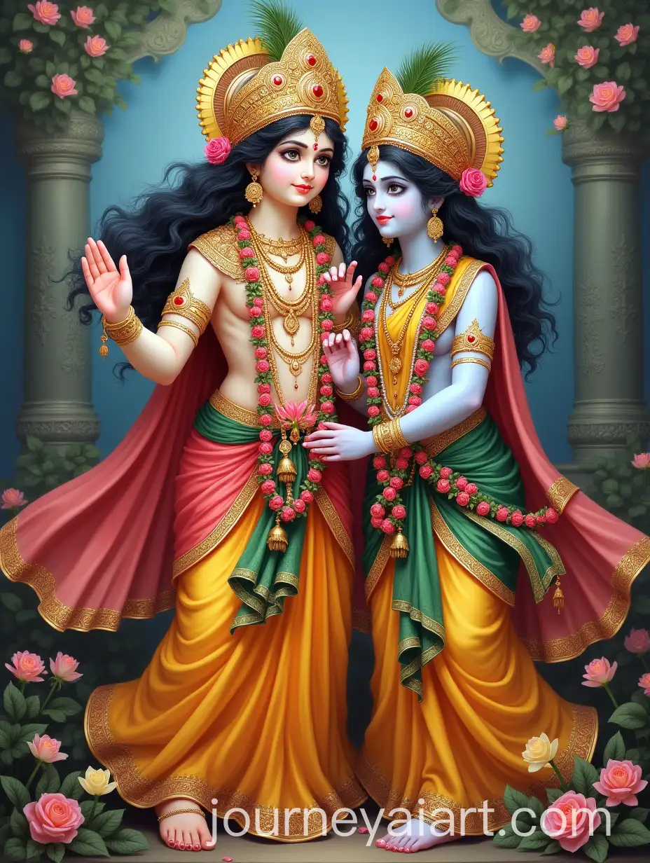 Divine-RadhaKrishna-in-Spiritual-Harmony