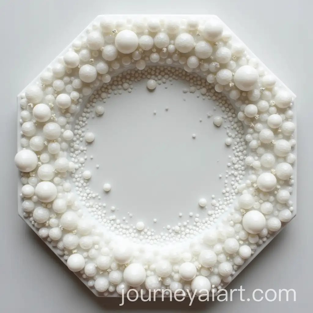 Hexagonal-Plate-Covered-with-Sparkling-Crystals-CloseUp