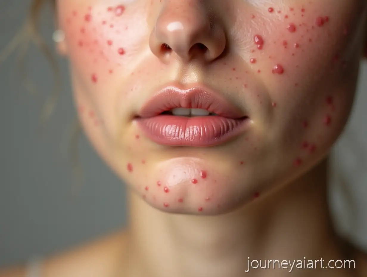 CloseUp-of-AcneBlemished-Chin-and-Jawline-in-Soft-Lighting