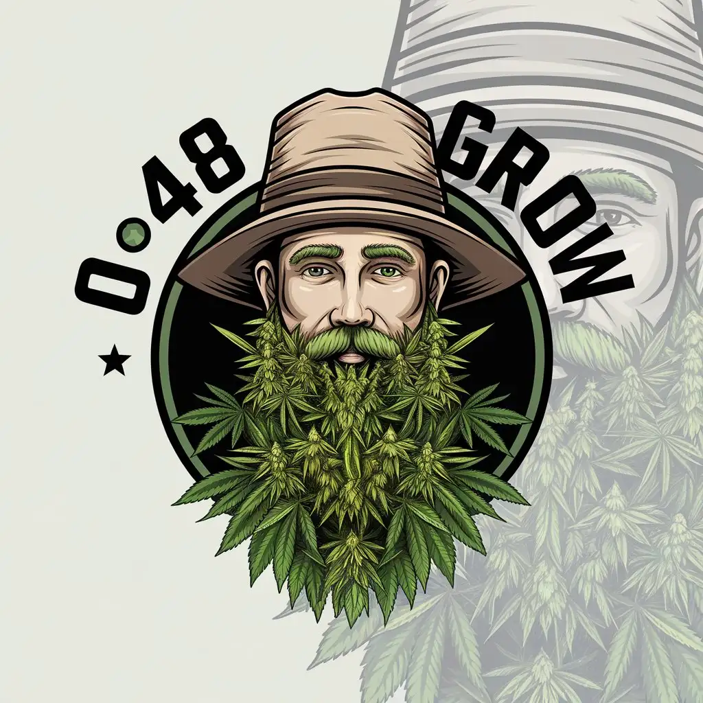 LOGO-Design-For-048-Grow-Modern-Vector-Logo-with-Cannabis-Farmer-Theme