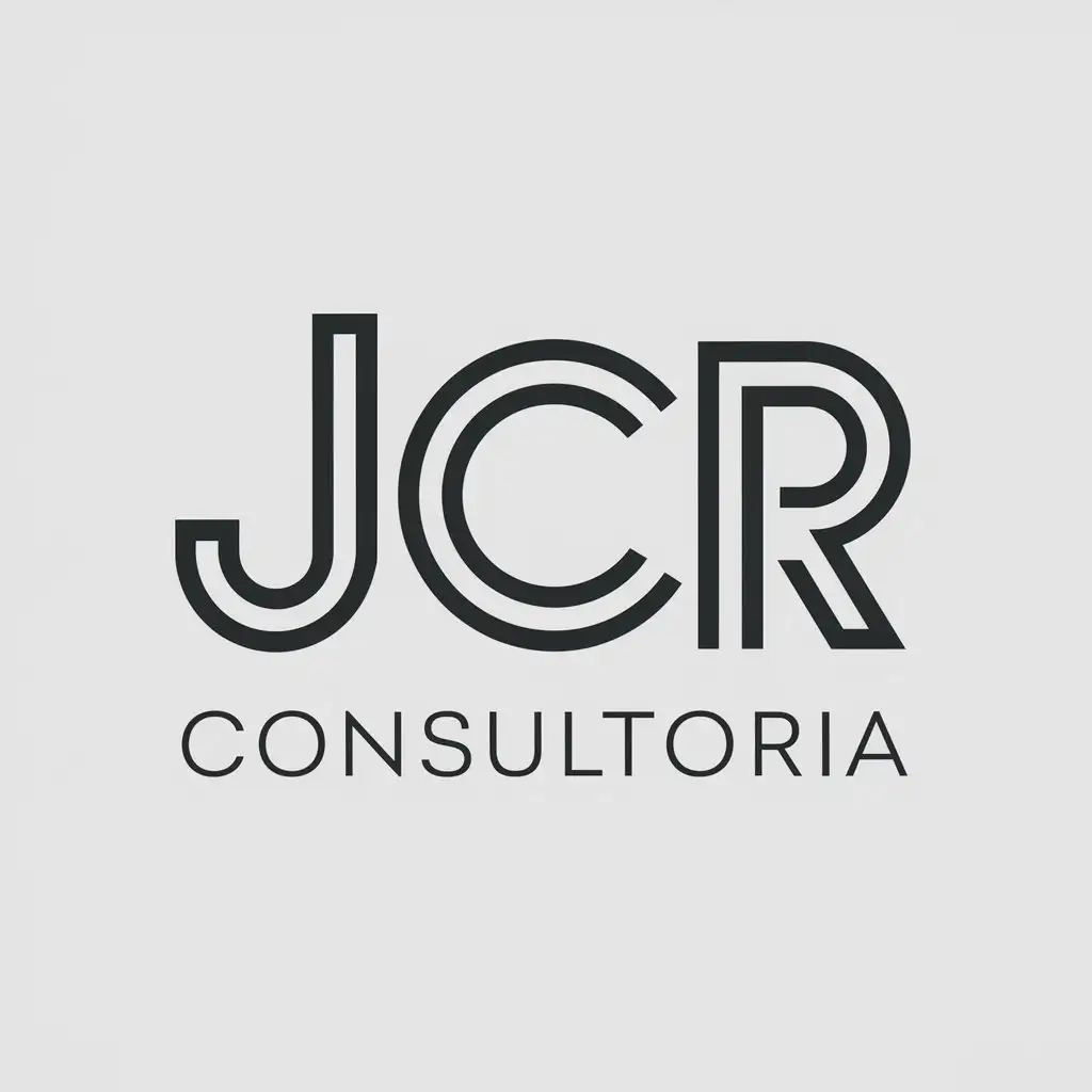 LOGO Design For JCR Consultoria Modern Clean Process Design and Technology