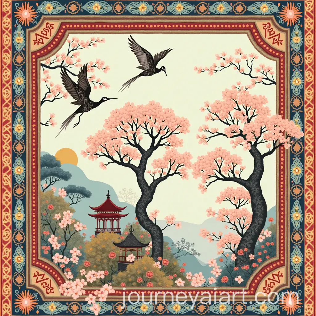 TraditionalSindhi-Chinoiserie-Fabric-Design-Sindhi-Meets-Chinoiserie-Luxury-Fabric-Print-with-Pastels-and-Floral-Motifs