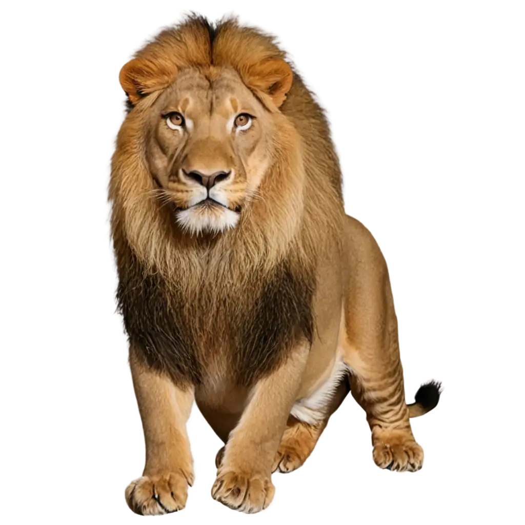 Majestic-Lion-PNG-Image-HighQuality-Transparent-Artwork-for-Versatile-Uses