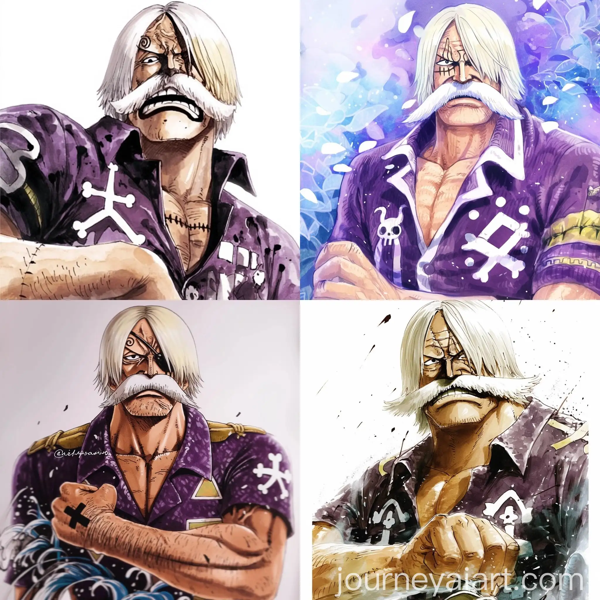 Watercolor-Manga-Character-from-One-Piece