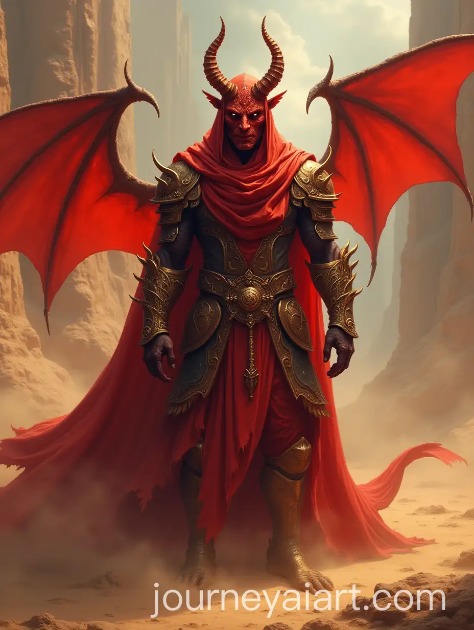Red-Demon-Offspring-Embodying-Reflection-and-Reliability-in-Medieval-Fantasy-Sands-Kingdom-City
