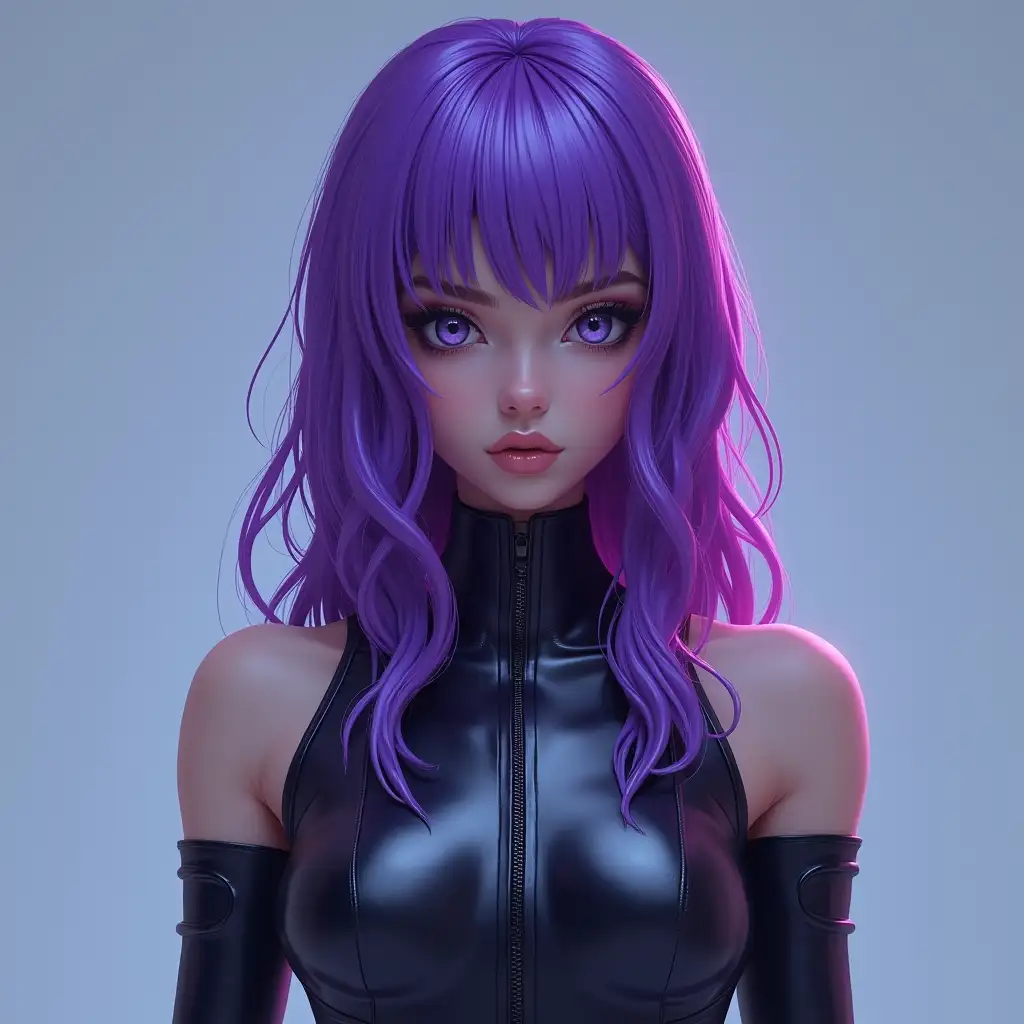 Futuristic-Woman-with-Purple-Hair-in-Full-Body-Shot