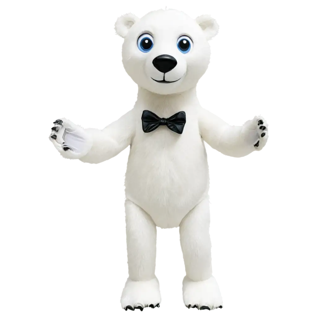 Funny-Republic-Robotic-Puppets-for-Parties-Polar-Bear-Animator-PNG-for-Event-Design-and-Entertainment