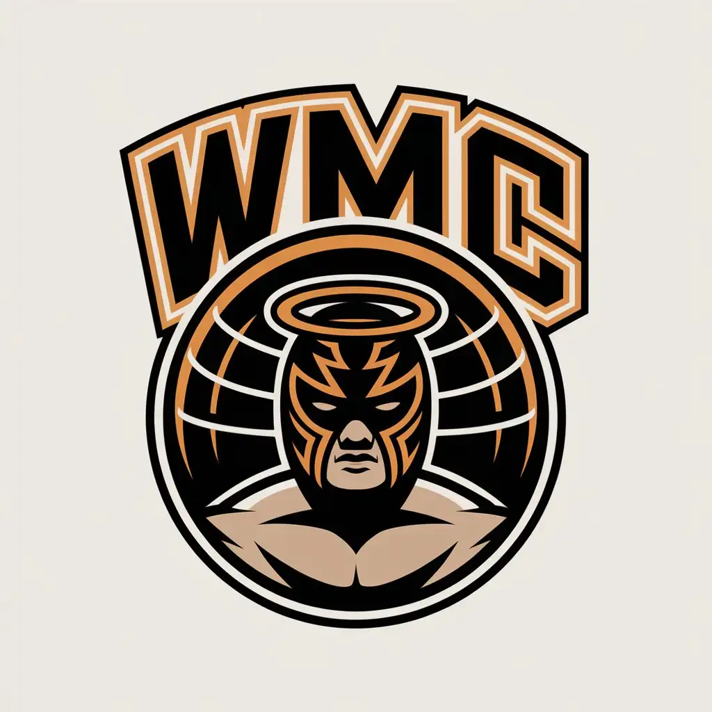 LOGO Design for WMC Wrestling Theme for YouTube Profile Picture with Clean and Modern Look