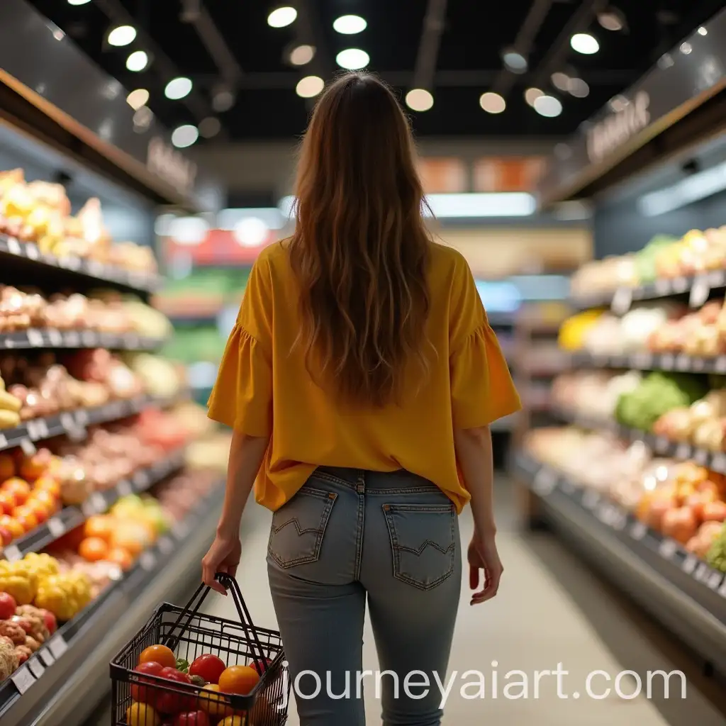 Young-Instagram-Influencer-Grocery-Shopping-at-HighEnd-Store-in-2022