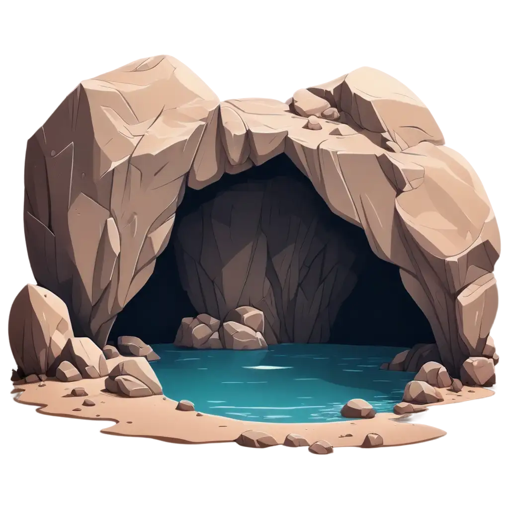 Cartoon-Style-Cave-PNG-Image-Explore-the-Whimsical-Depths