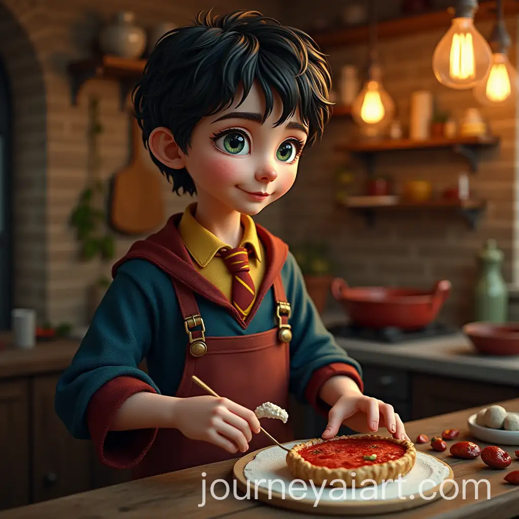 Harry-Potter-as-a-Chef-in-a-Magical-Kitchen