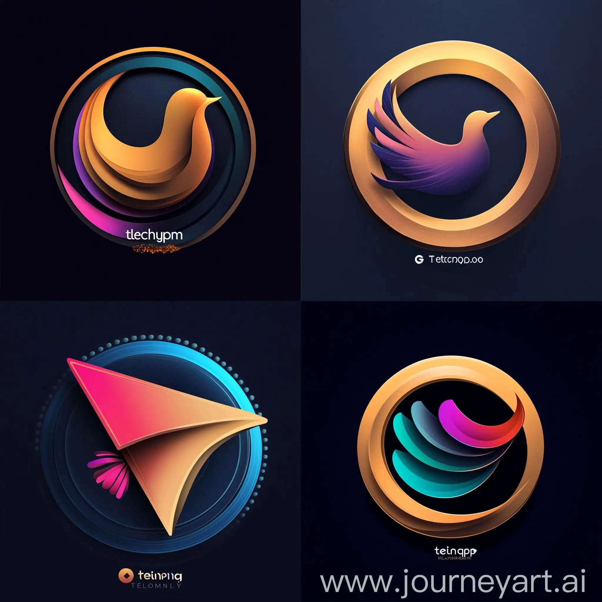 Colorful-Abstract-Logo-Design-for-Telegram-Channel