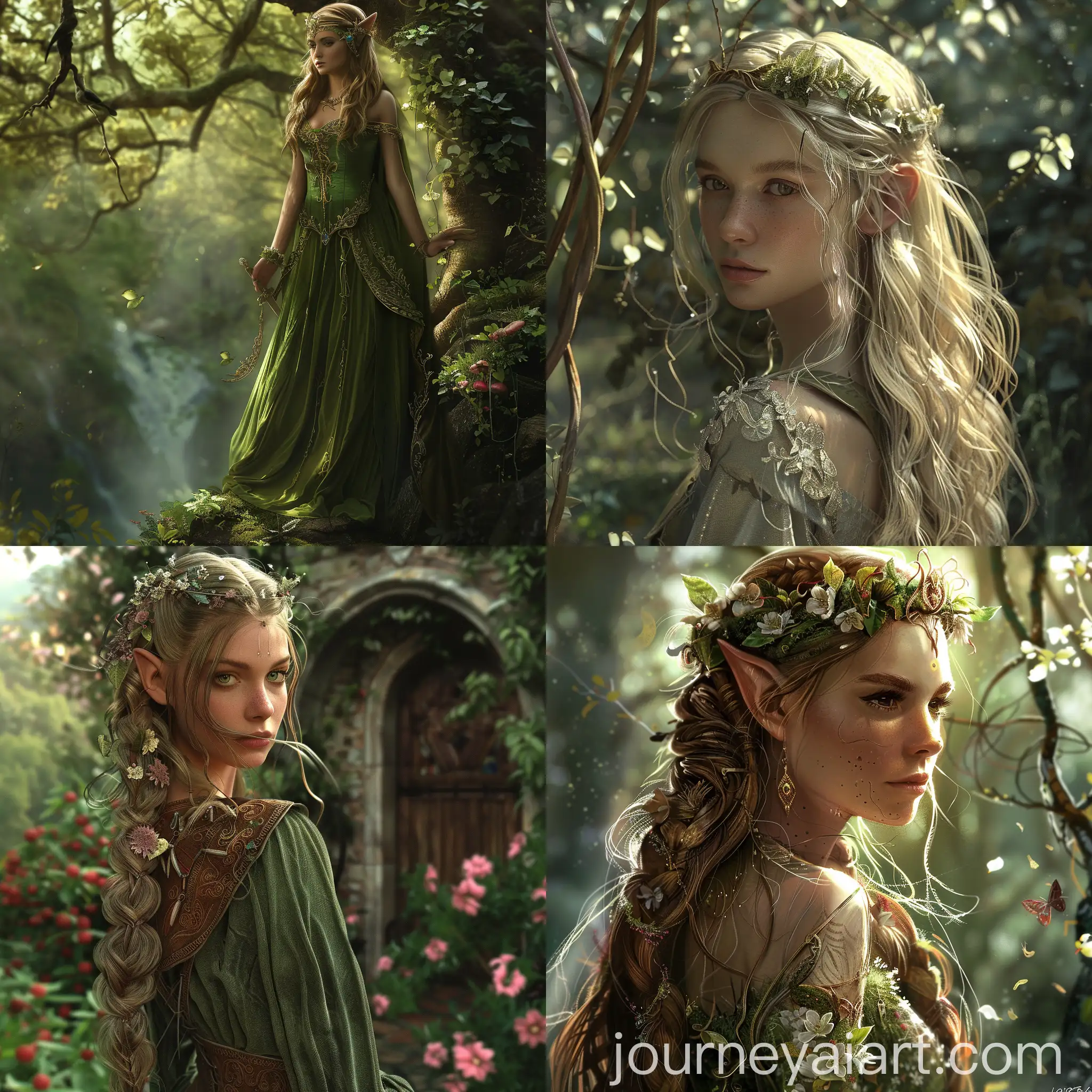 Elven-Princess-in-Garden-Landscape