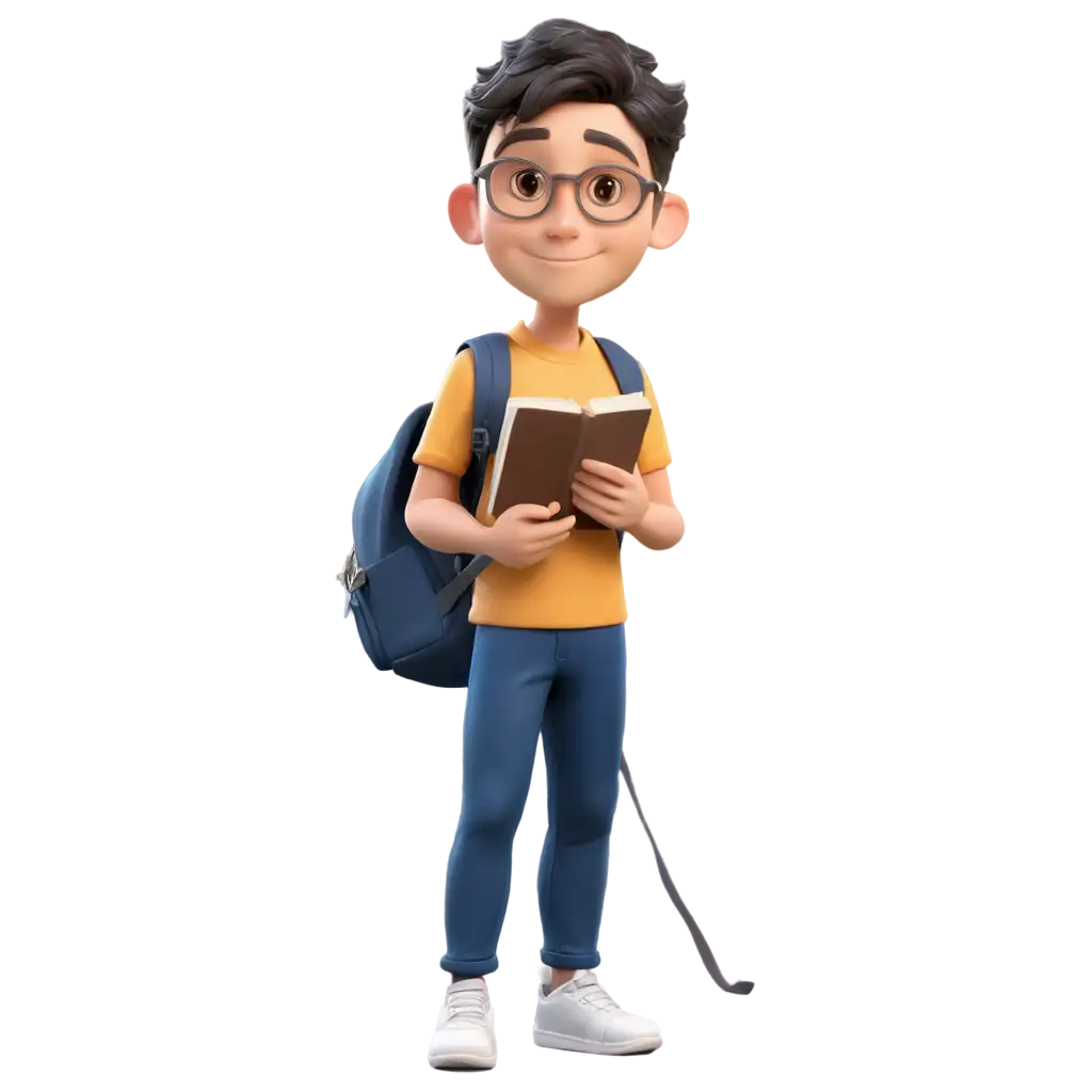 3D-Cute-Student-with-Book-and-Backpack-PNG-Image-Adorable-Character-Illustration-for-Educational-Content