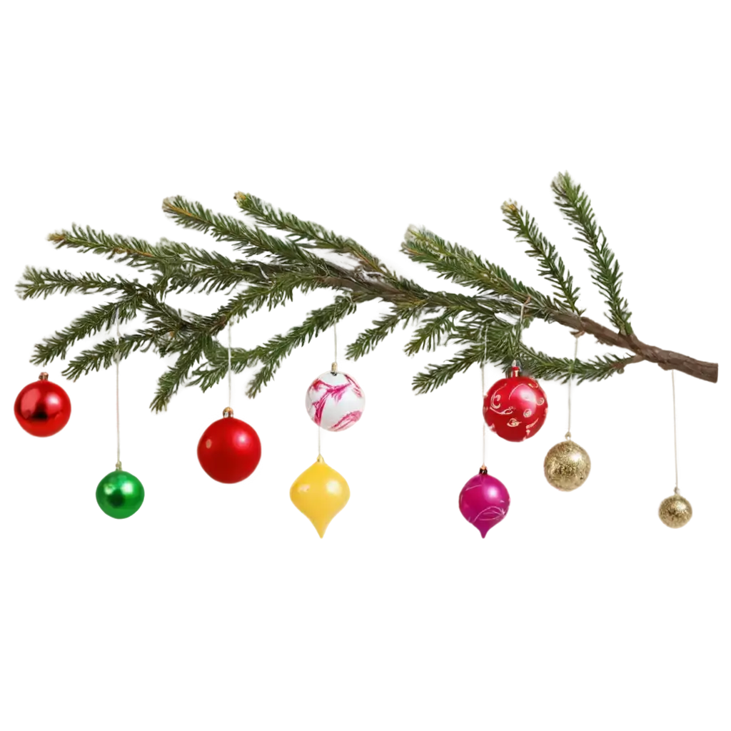 Tree-Branch-with-New-Years-Toys-PNG-Image-for-Festive-Designs-and-Decorations