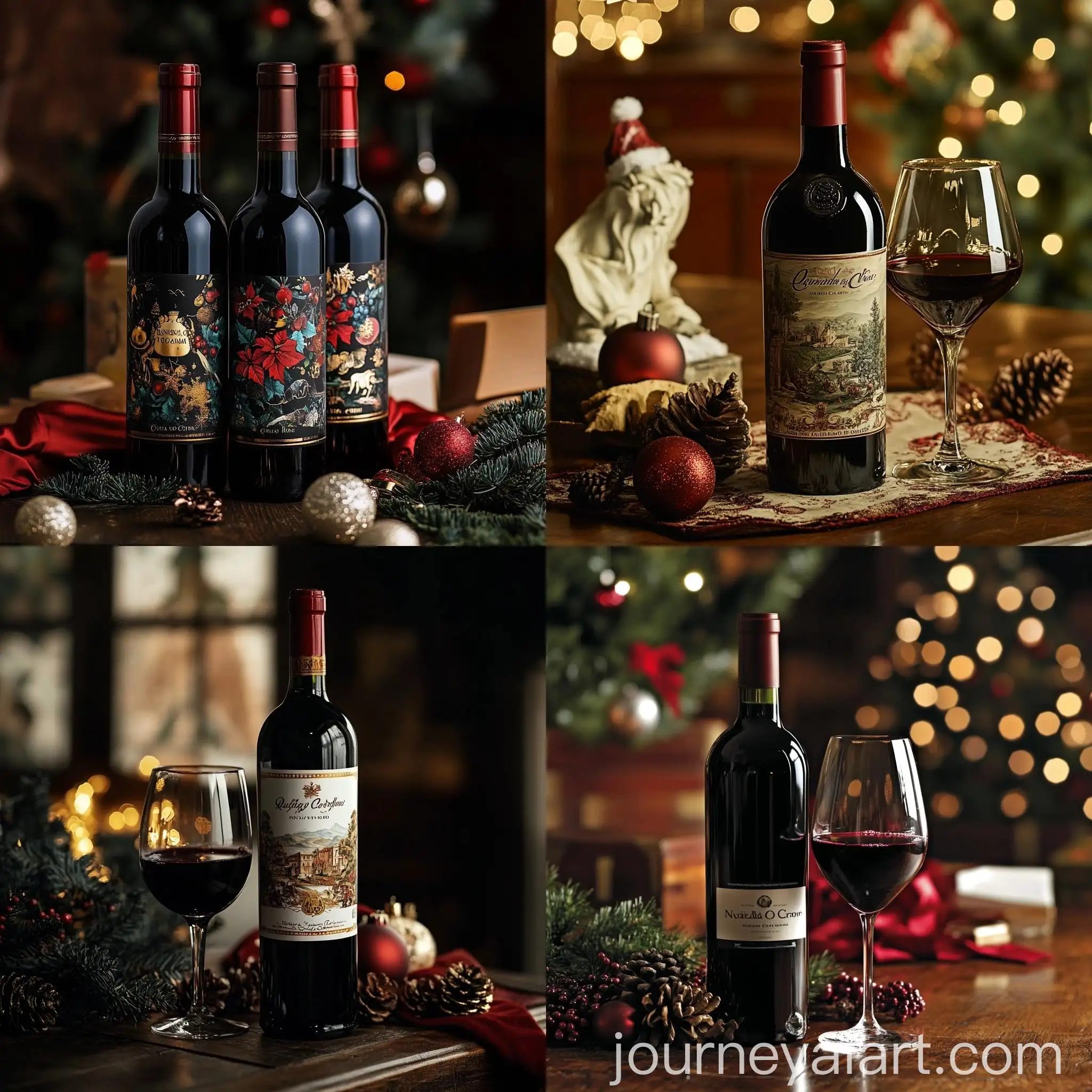Disruptive-Christmas-Catalogue-Cover-for-Quinta-Nova-de-Nossa-Senhora-do-Carmos-Wines