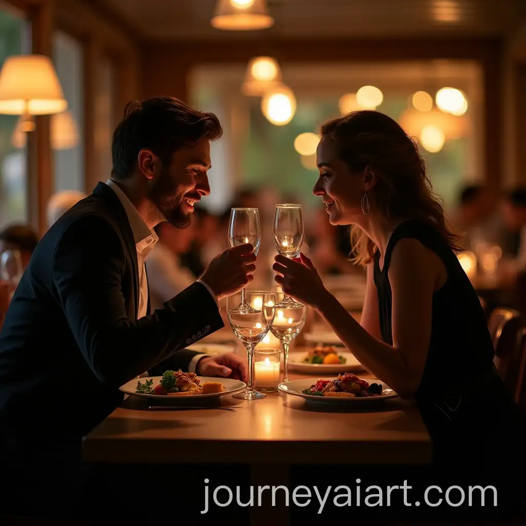 Couple-Dining-at-Elegant-Restaurant