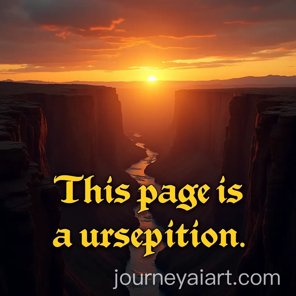 Canyon-Sunset-with-Gothic-Movie-Title