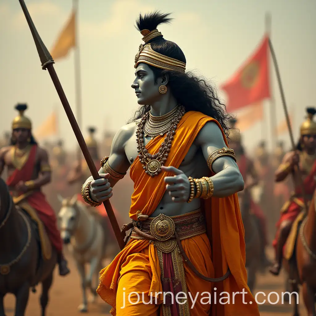 Krishna-in-Kurukshetra-War-Scene