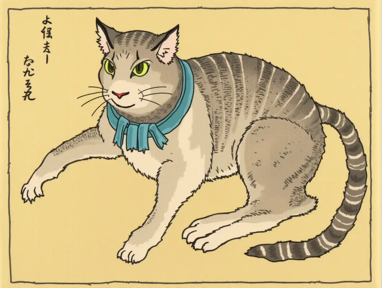 Nekomusume, Edo period