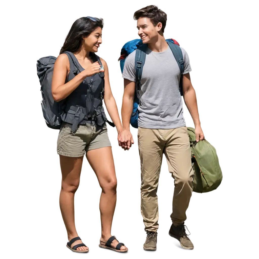 HighQuality-PNG-Image-Young-Couple-of-Different-Ethnic-Backgrounds-Enjoying-Camping-Adventure