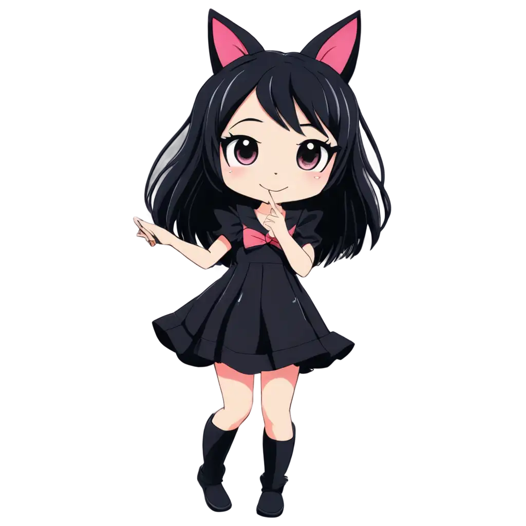 Kuromi-Cute-Version-Anime-PNG-Image-Adorable-Character-Design-for-Digital-Art-and-Merchandise