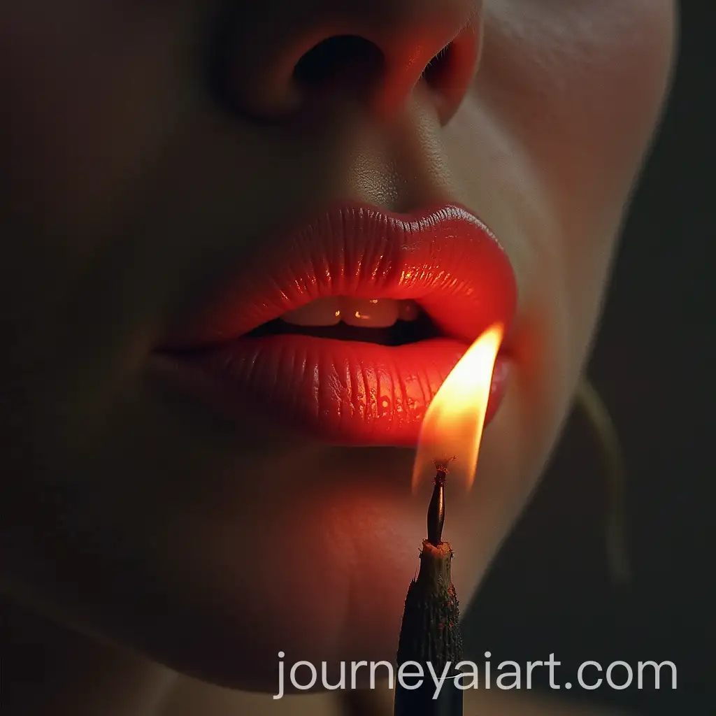 Romantic-Passion-and-Desire-CapturedAI-Image-Prompt-Expansion-in-a-Burning-World