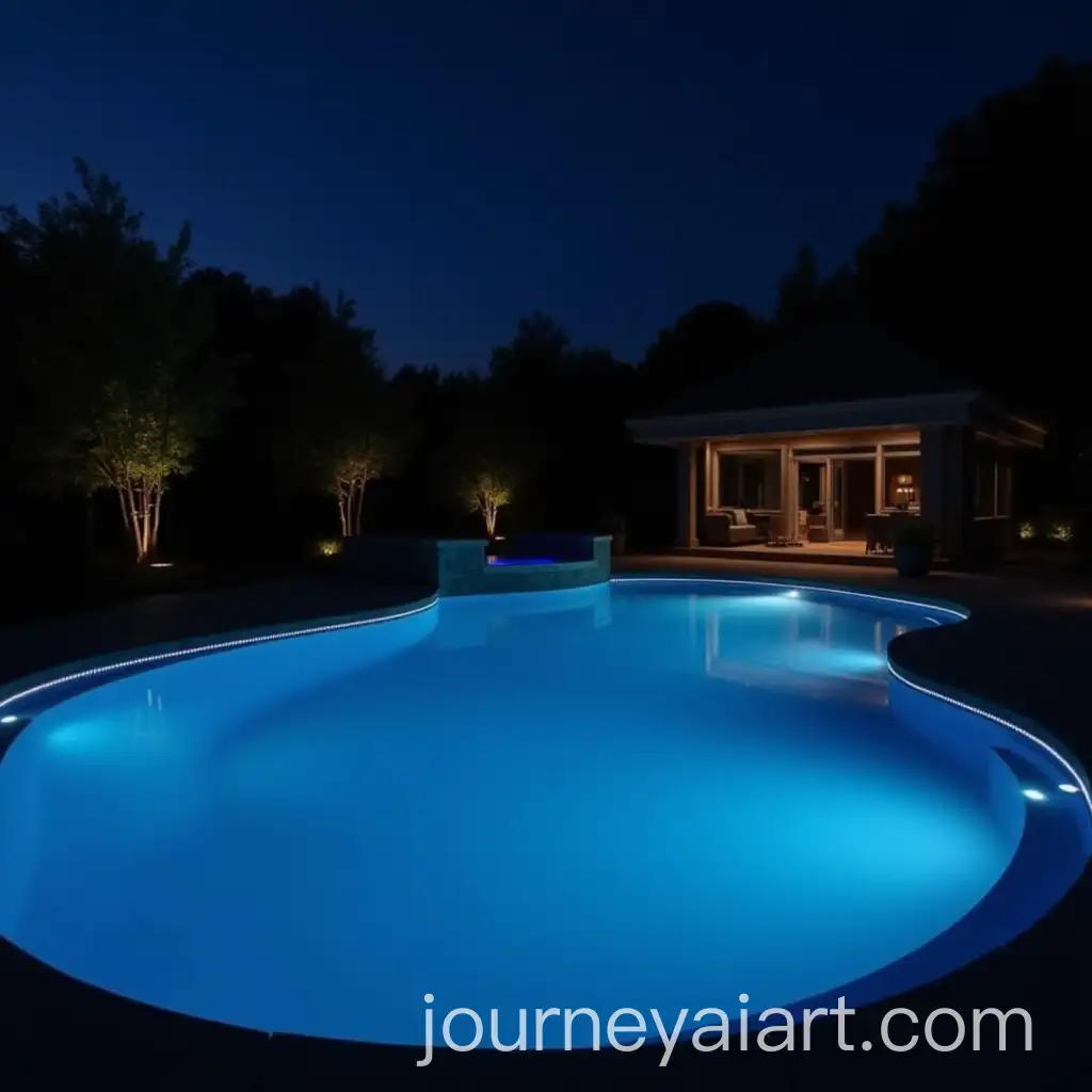 Swimming-Pool-at-Night-with-Glowing-Linear-LED-Strips