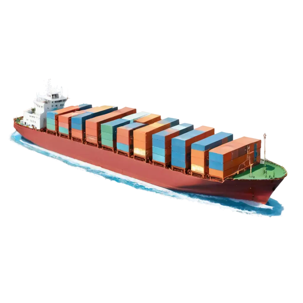 HighQuality-PNG-Image-of-a-Container-Cargo-Ship-at-Sea