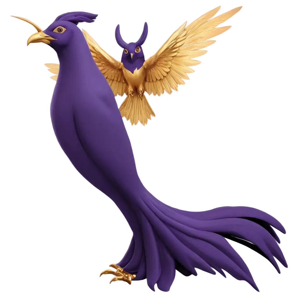 Exquisite-PNG-Rendering-Unveiling-the-Majestic-Purple-Phoenix