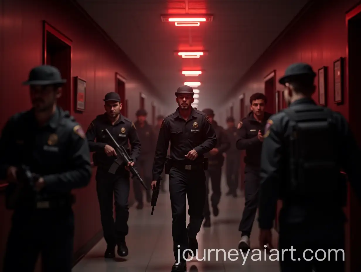 Security-Team-Responding-to-Alarm-in-a-Bank-Interior
