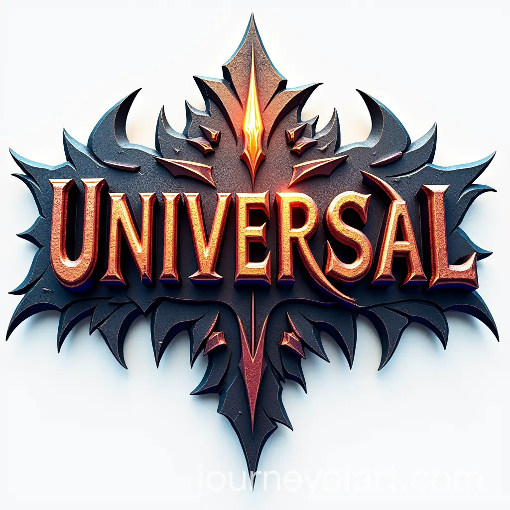 3D-Fantasy-Medieval-MMORPG-Logo-with-Glowing-Magical-Effects