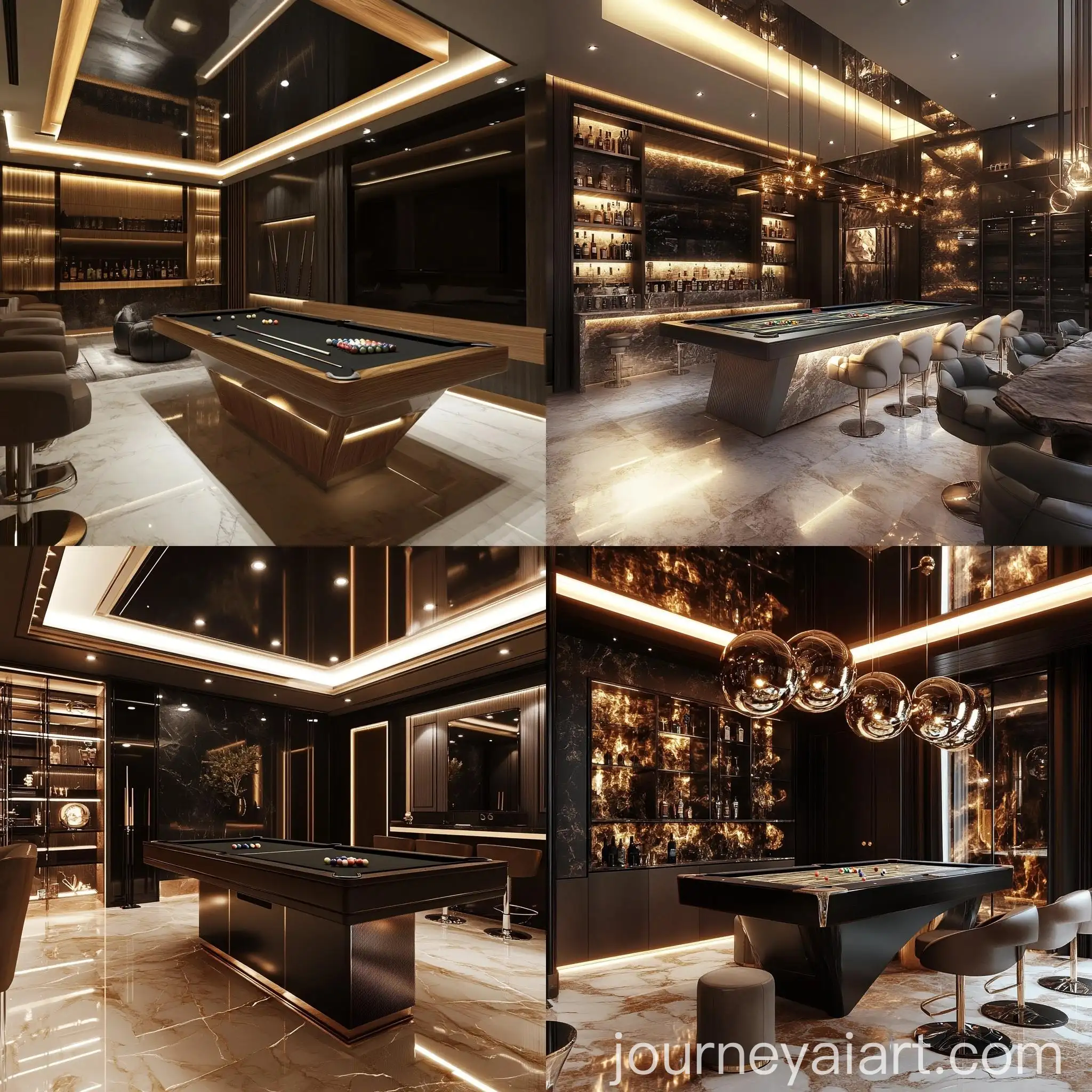 Modern-Luxury-Games-Room-with-Billiard-Table-and-Bar