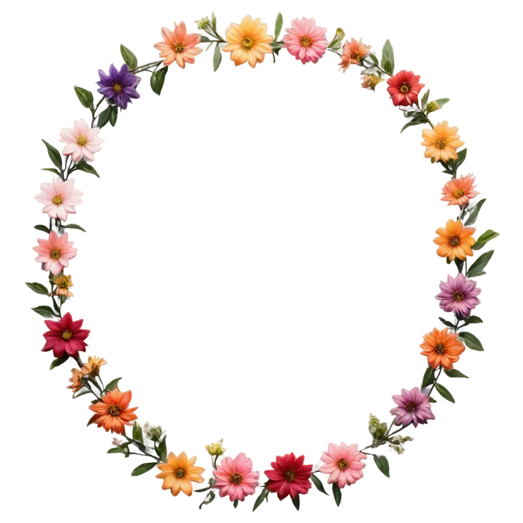 Beautiful-Floral-Circle-in-PNG-Format-for-HighQuality-Visuals