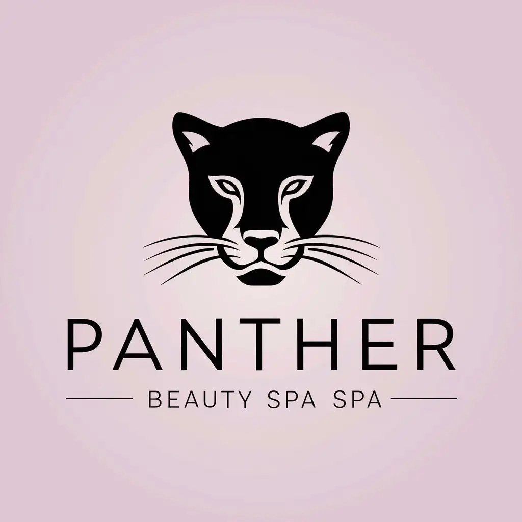 LOGO-Design-for-Panther-Elegant-Panther-Symbol-for-Beauty-Spa-Industry