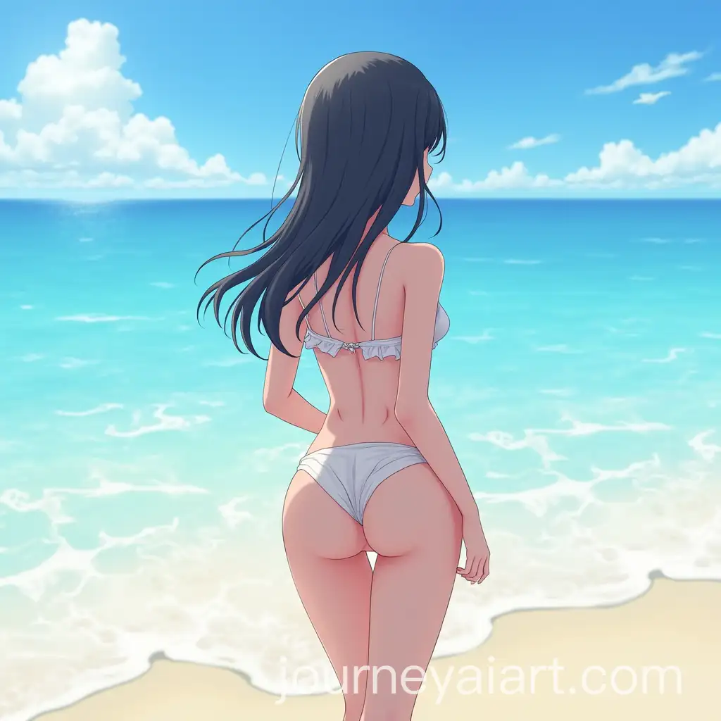 Anime-Female-Enjoying-a-Sunny-Day-at-the-Beach