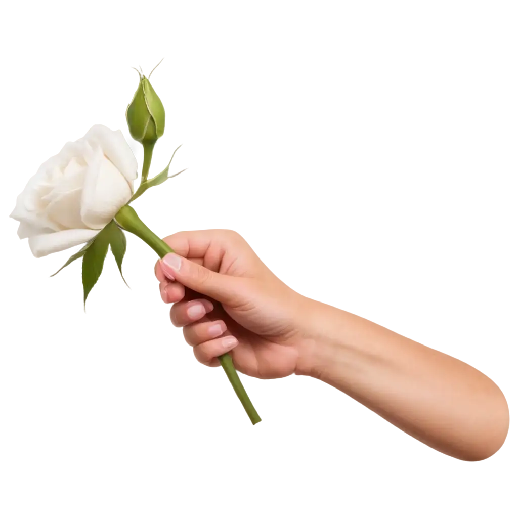 Create-a-PNG-Image-of-a-Hand-Holding-a-White-Rose