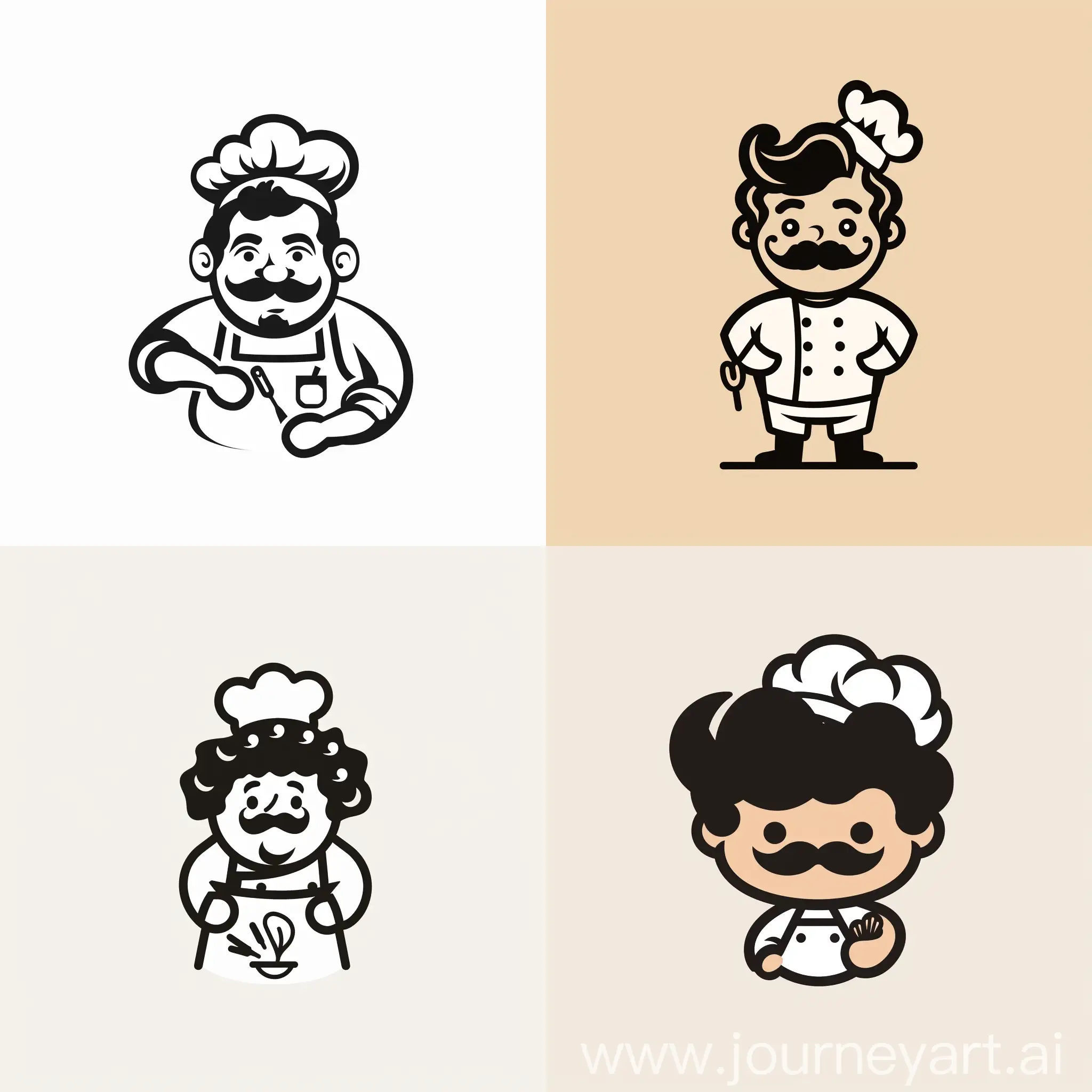 ShakemolDoleh-TakeOut-Food-Kitchen-Logo-Featuring-a-Traditional-Chef