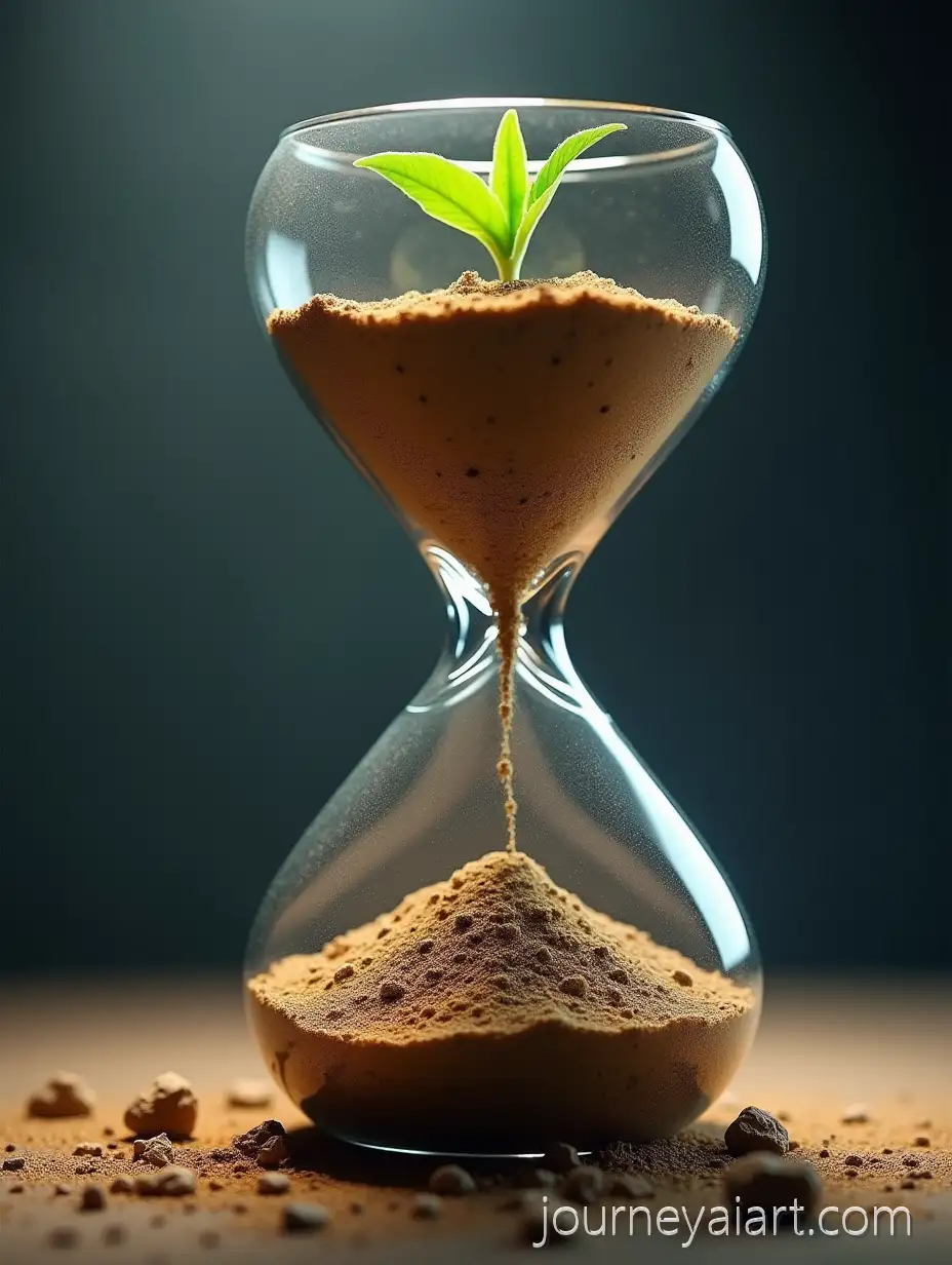 Inverted-HourAI-Image-Prompt-Expansionglass-with-Green-Sprout-and-Barren-Soil-Representing-Hope-and-Rebirth